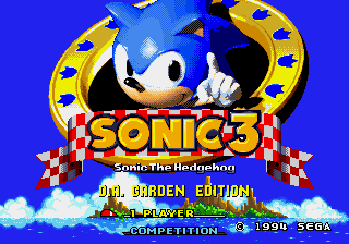 Play <b>Sonic 3 - D.A. Garden Edition</b> Online
